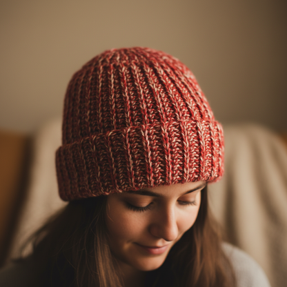 Clean Lines Crochet Beanie Pattern (PDF Download)