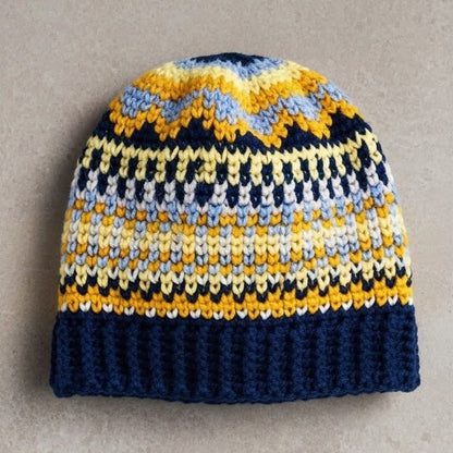 Lively Hues Crochet Hat Pattern (PDF Download)