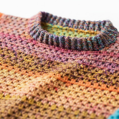 Playful Vibes Crochet Pullover Pattern (PDF Download)