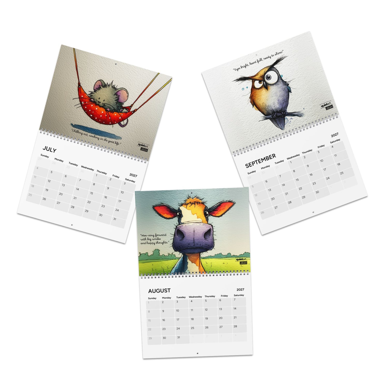 Funny Farm Animals Calendar 2027 (Physical Product) | Wall Calendar