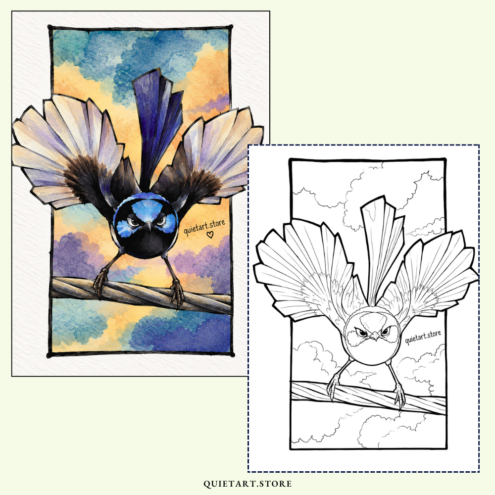 30+ Sassy Farm Animals Watercolor Printable Coloring Pages (PDF Download)