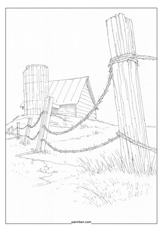 15 Storybook Watercolor Printable Coloring Pages (PDF Download)