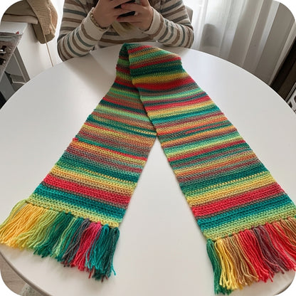 Wrapped in Warmth Crochet Scarf Pattern (PDF Download)