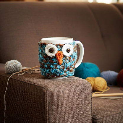 Woodland Owl Cup Cozy Pattern (PDF Download)