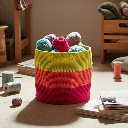Crochet Chroma Basket Pattern (PDF Download)